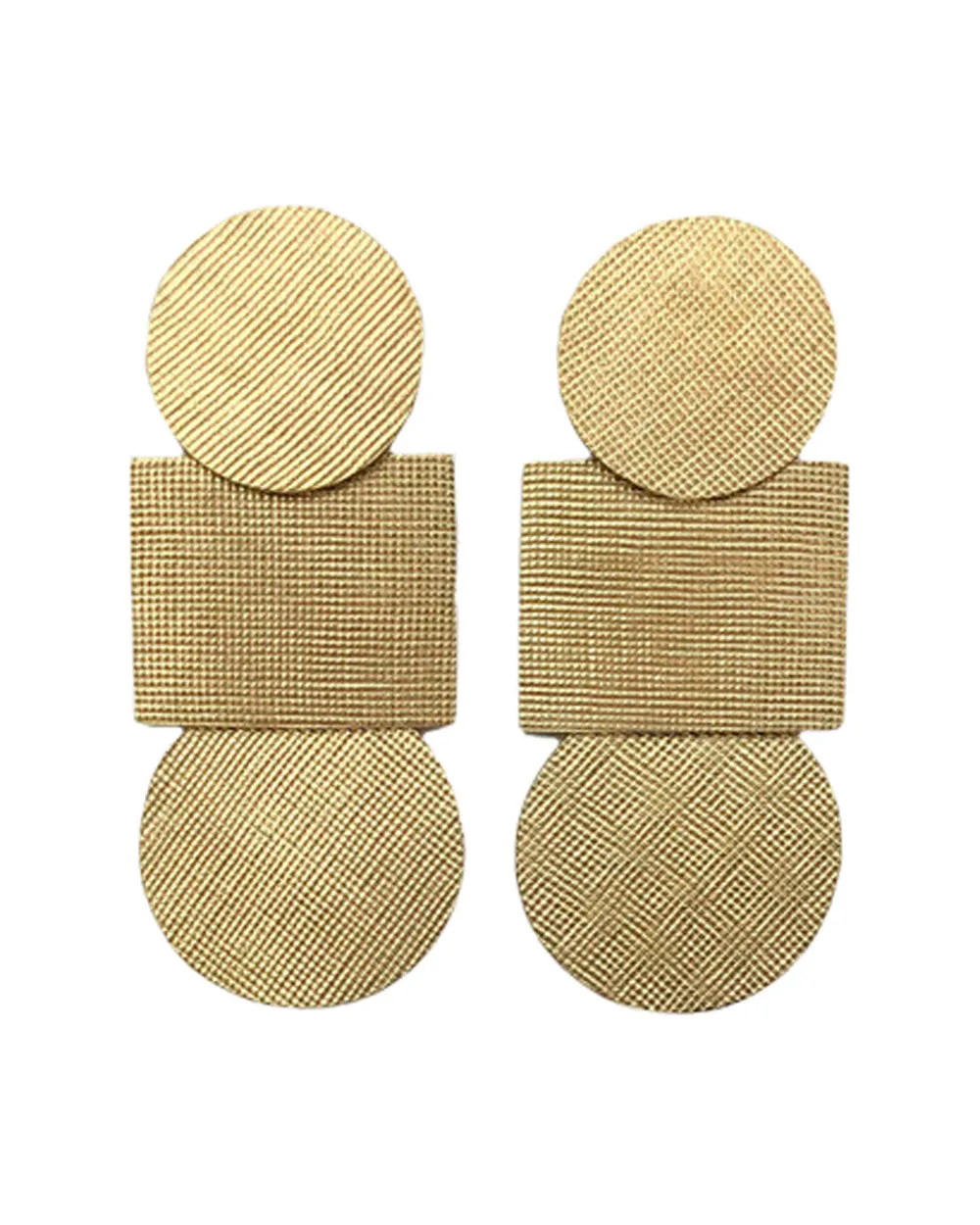 18k Gold Plated Brass Popova Earrings