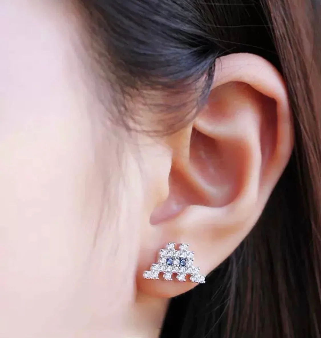 Asymmetrical Space Shooter Earrings