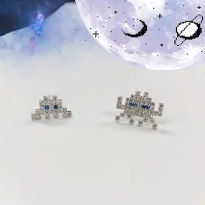 Asymmetrical Space Shooter Earrings