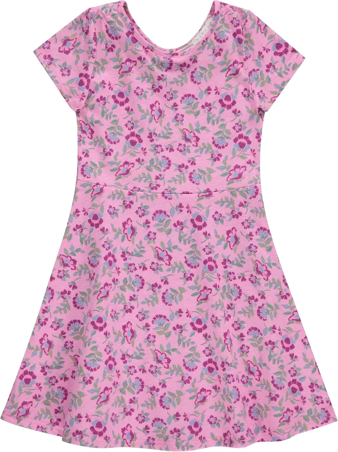 BTween 3 Piece Girls Summer Dress Set Short Sleeve Casual Skater Dresses