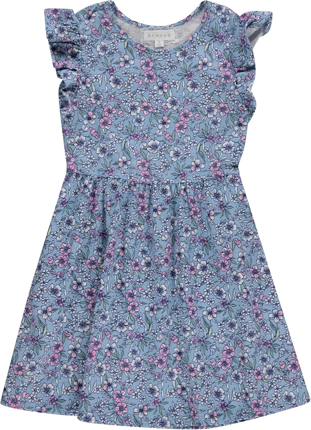 BTween 3 Piece Girls Summer Dress Set Short Sleeve Casual Skater Dresses