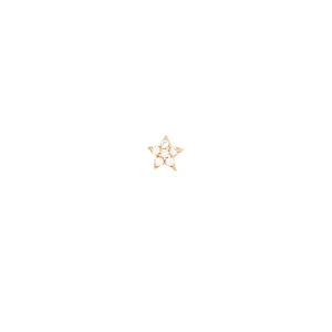 By Charlotte 14k Gold Diamond Venus Single Stud Earring