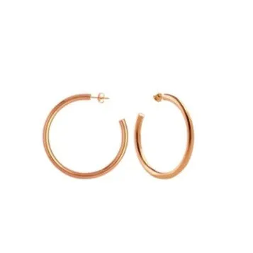 Classy Large Open Hoop Earrings (hollow)