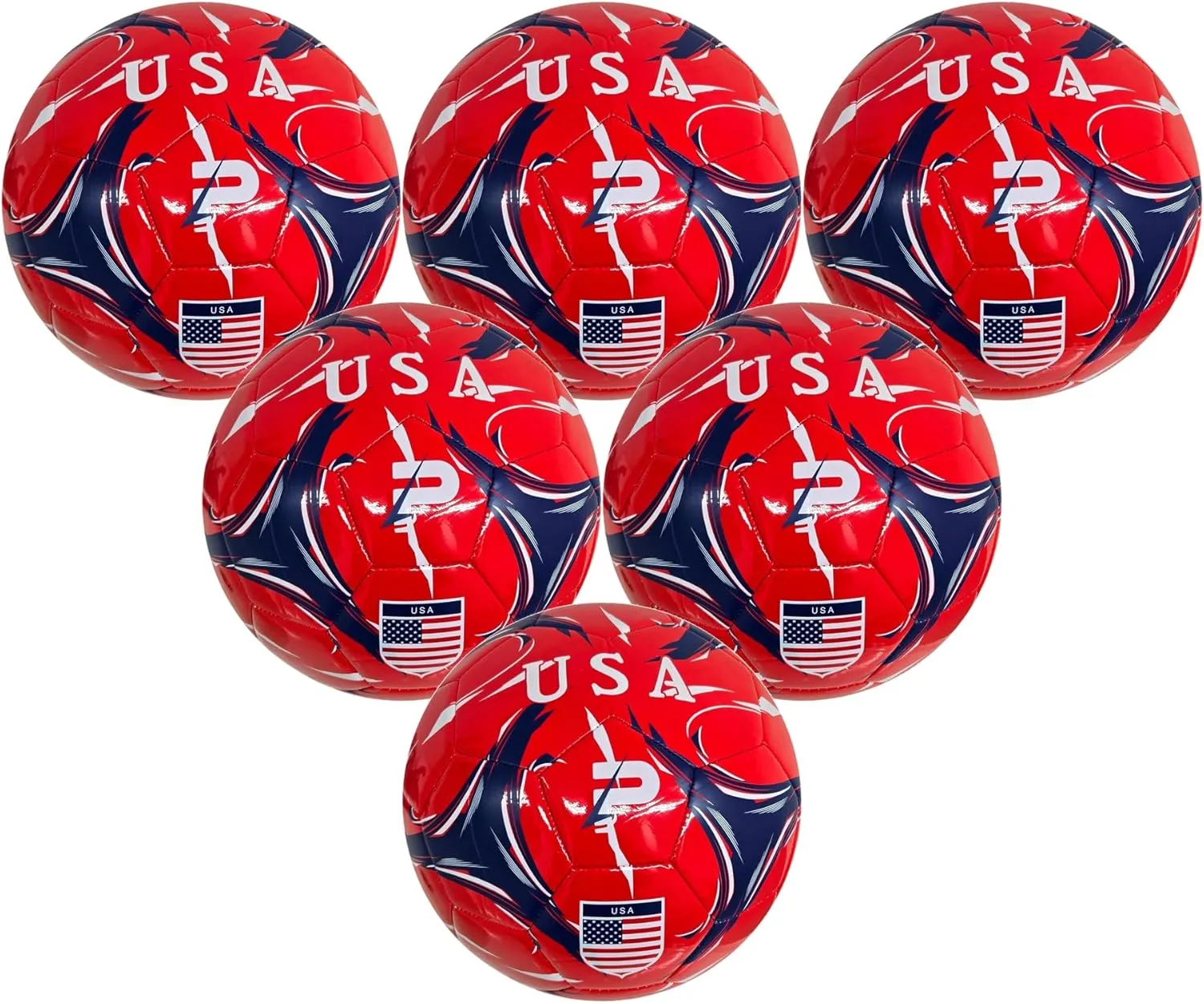 Country Training Soccer Ball - Elite Edition - for All Ages - Size 2, 3, 4 and 5