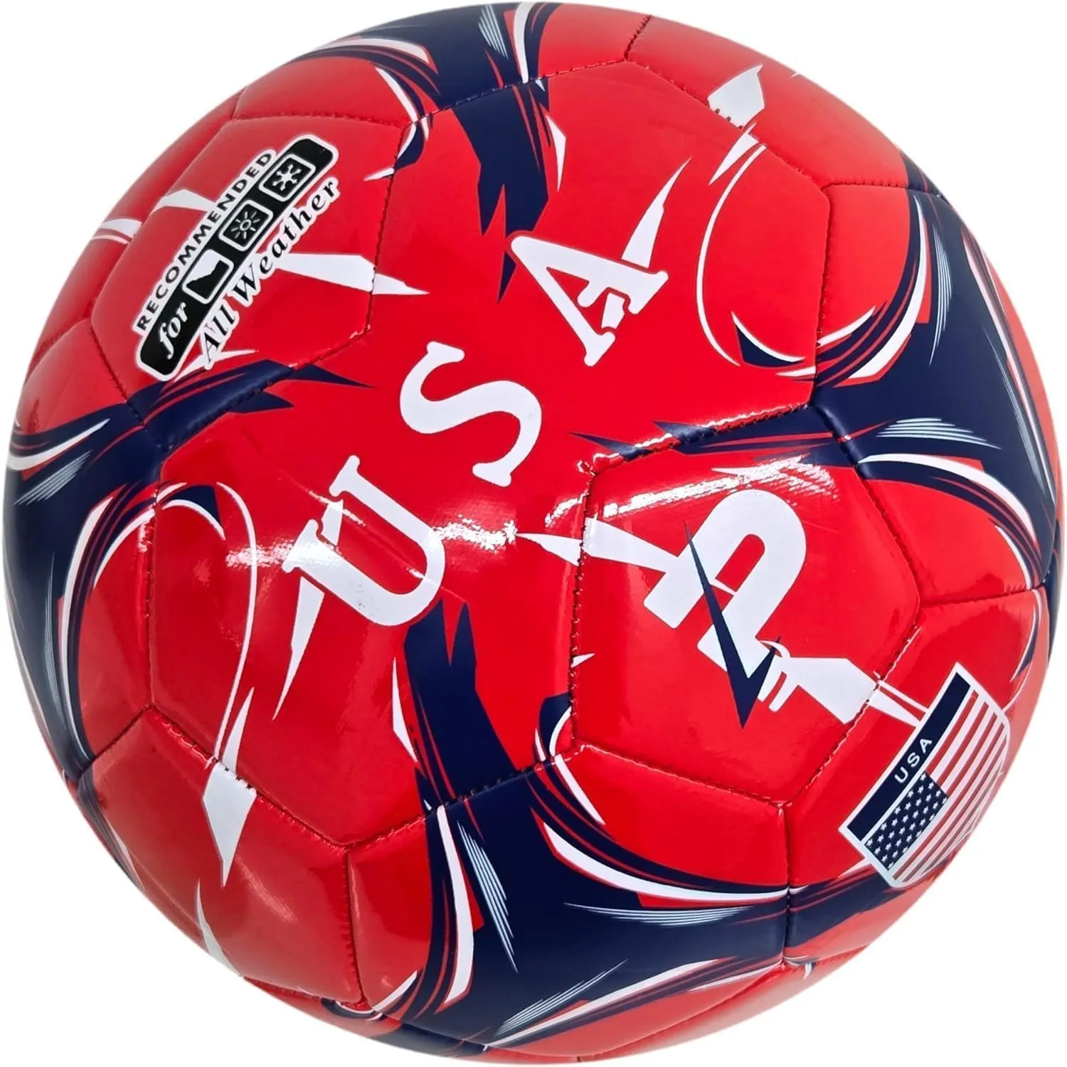 Country Training Soccer Ball - Elite Edition - for All Ages - Size 2, 3, 4 and 5