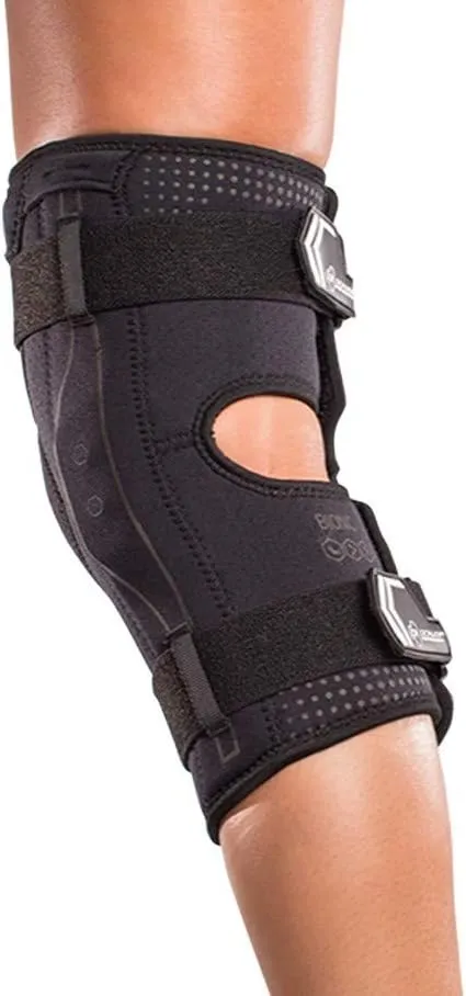 DonJoy Performance Bionic Knee Brace  Hinged, Adjustable Patella Support, Lateral / Medial Ligament (ACL, MCL, LCL), Meniscus, Knee Sprains for Soccer, Basketball, Skiing, Hockey, Running, Water Sports