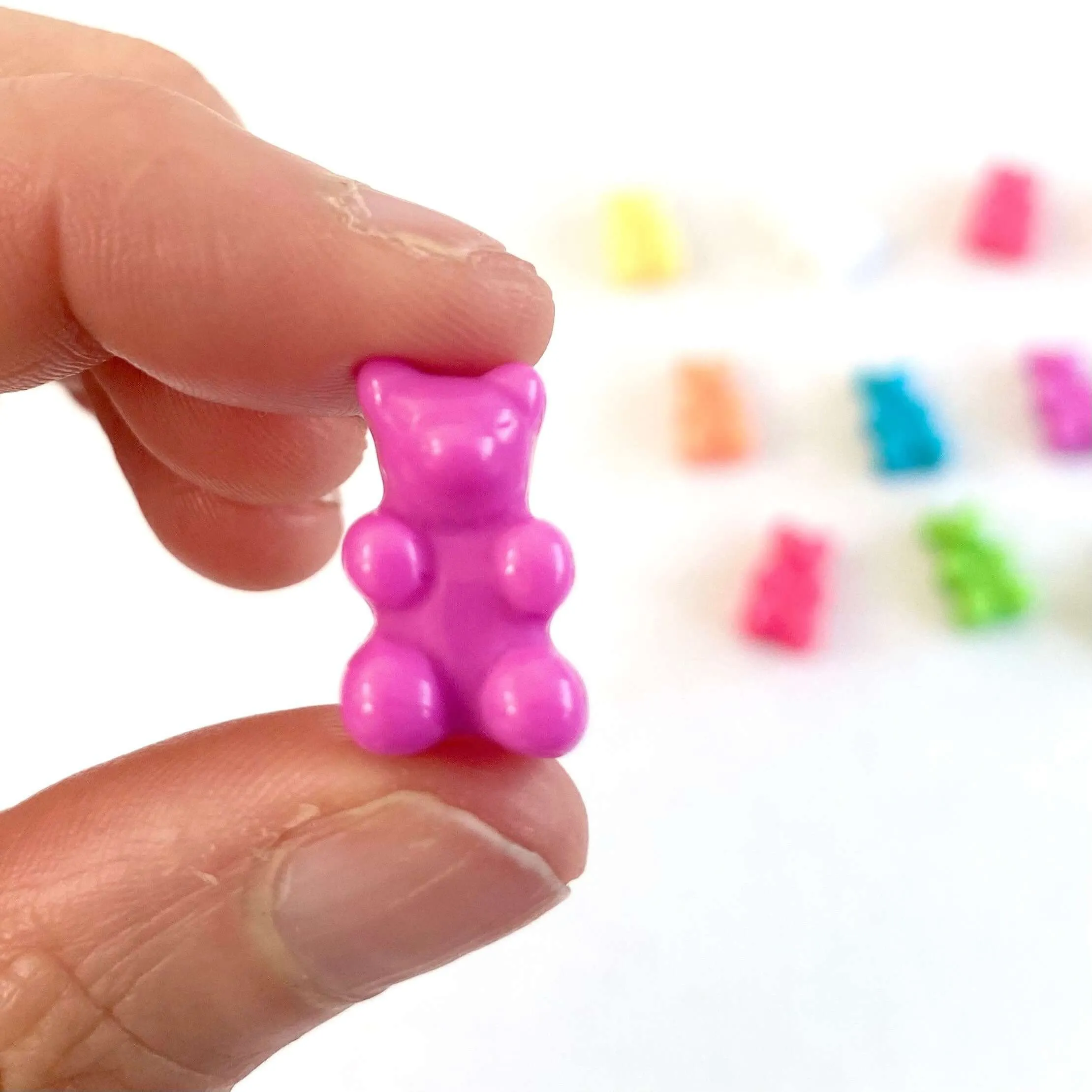 Gummy bear Pendants WITHOUT metal eyelet