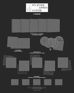 MEOVV 1st EP ALBUM MY EYES OPEN VVIDE [MEOVV ver.]
