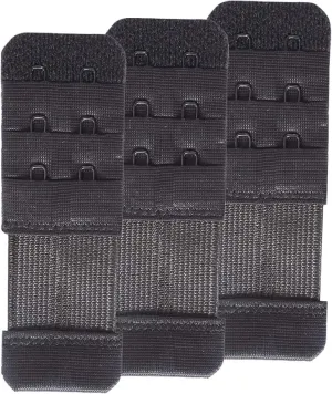 SAMGU Women's Bra Extenders 2 Hook / 3 Hook / 4 Hook / 5 Hook / 6 Hook, Soft Stretchy Back Bra Extension Strap
