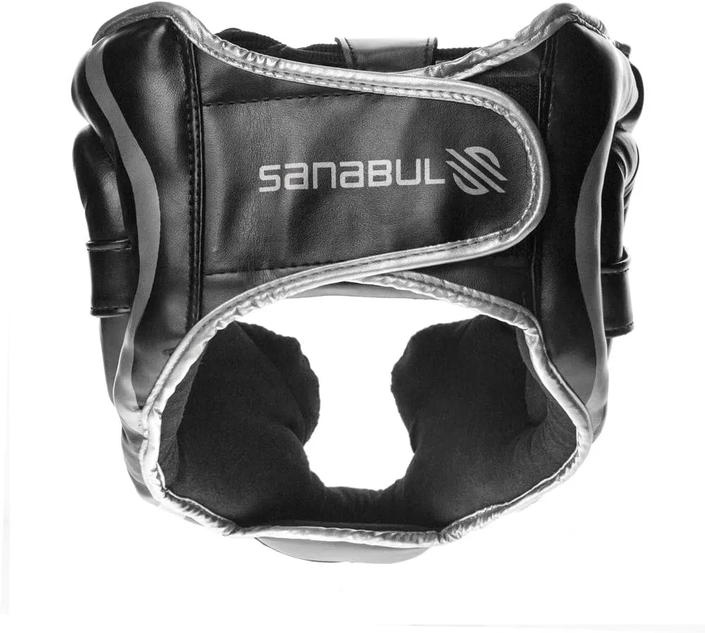 Sanabul Essential Boxing Headgear for Men & Women, Muay Thai MMA Headgear with Protective Padding, Full Face Coverage for Sparring Training