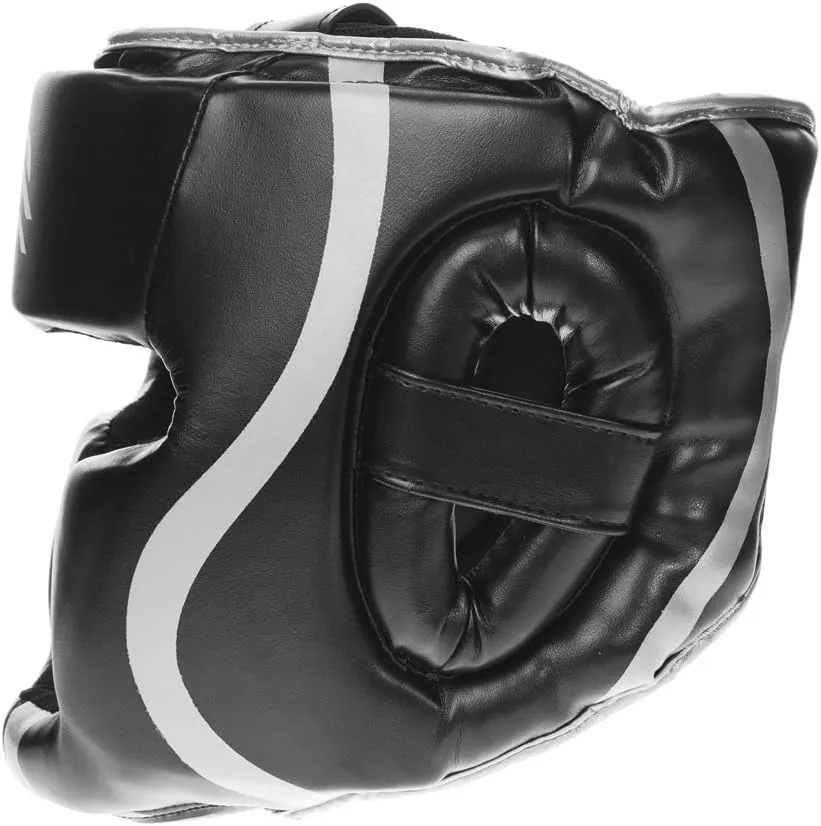 Sanabul Essential Boxing Headgear for Men & Women, Muay Thai MMA Headgear with Protective Padding, Full Face Coverage for Sparring Training