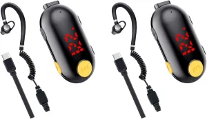 Super Mini Walkie Talkies Two Way Radio Portable FM Transceiver for Restaurants,Out Door Sport Supermarket Hospital Tourism,2 Pack