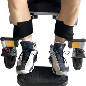 Wheelchair Leg Strap Medical Restraints for Elderly Patient,Wheelchair Seat Belt Restraints Foot Rest Strap Leg Straps for Wheelchair Accessories for Paralysis Parkinson's Legs Spasm (2Pcs)