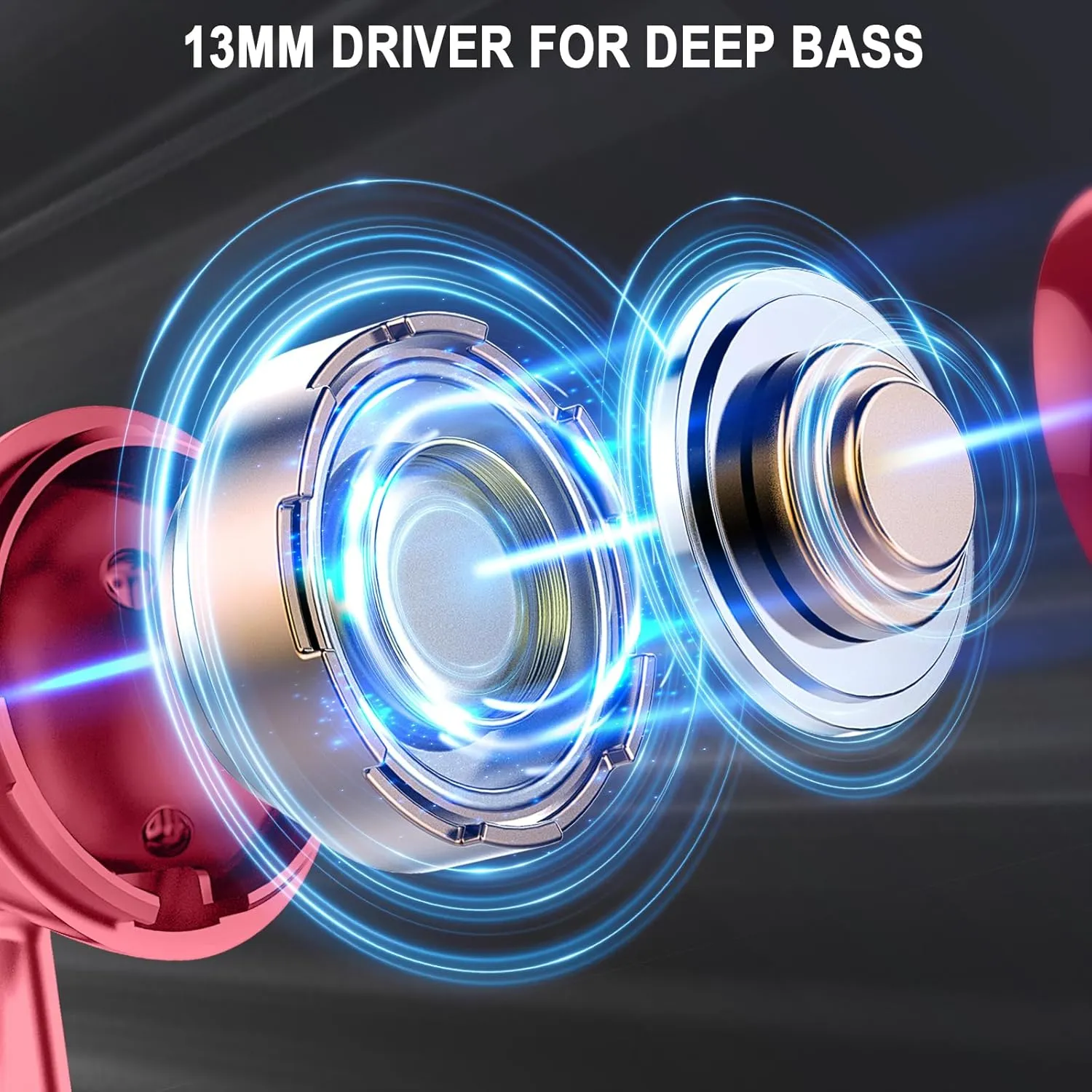 Wireless Earbuds, Bluetooth 5.4 Earbuds Stereo Bass, Bluetooth Headphones in Ear Noise Cancelling Mic, USB C Sports Earphones IP7 Waterproof, 40H Playtime Mini Charging Case Ear Buds for Android iOS